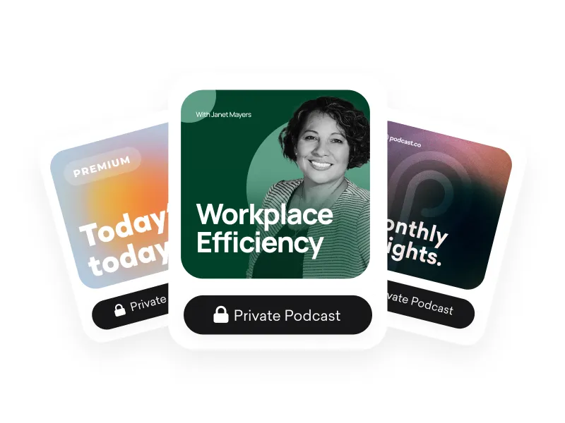 Example private podcast artwork
